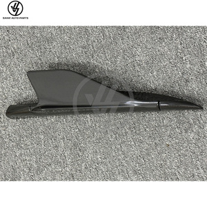 Ailerons latéraux en fibre de carbone sèche style Capristo pour Ferrari 488 GTB 2015-2018, kits de conversion de déflecteurs latéraux, accessoires et pièces automobiles - Product Image 6