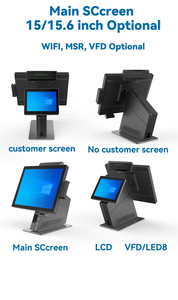 Système de point de vente (PDV) tout-en-un avec écran tactile, imprimante d'empreintes digitales, lecteur de cartes, Windows 10 pour magasin - Product Image 6