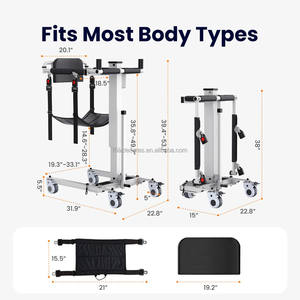 Mateside Medical Elétrica Levantamento Cadeira De Transferência De Cadeira De Rodas Com Sling Durável para Assento De Veículo Para Cadeira De Elevador De Paciente Idoso - Product Image 2