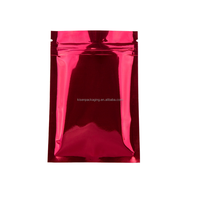 Sachet plat en aluminium alimentaire à faible MOQ pour pochette barrière, scellage 3 côtés, anti-humidité, pour sachet de thé, sachet sous vide en PE, petit échantillon