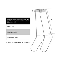 Chaussettes d'Équitation OEM&ODM Personnalisées, Chaussettes Longues d'Équitation de Haute Qualité avec Logo Personnalisé