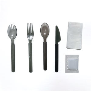 ชุดช้อนส้อมพลาสติกแบบใช้แล้วทิ้งสำหรับซูเปอร์มาร์เก็ตขายปลีก - Product Image 1