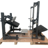 Appareil d'entraînement des hanches à charge libre, réglable, pour fessiers 3D, machine à fessiers, entraîneur multifonctionnel pour hanches et jambes avec Smith Machine