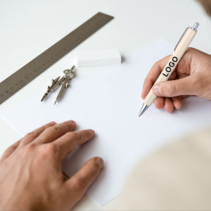 Stylo bille hexagonal en métal personnalisé avec logo imprimé pour fournitures de bureau, cadeau promotionnel avec publicité du fabricant - Product Image 5