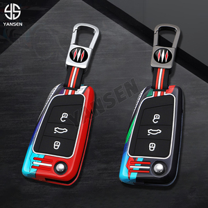 <span class=keywords><strong>2025</strong></span> Racing Phong Cách Kim Loại Chìa Khóa Xe Trường Hợp Fob Bìa Cho <span class=keywords><strong>VW</strong></span> Volkswagen Polo Tiguan Passat Golf <span class=keywords><strong>Jetta</strong></span> Lavida Skoda Octavia Kẽm Hợp Kim - Product Image 4