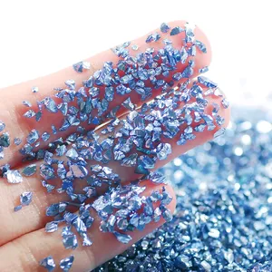 Irregular Sparkling Multi-colored Broken Glass Stones for DIY, Epoxy Resin Mold Filler, Nail Art Decoration, 2-4mm, 20g per Bag - Product Image 2