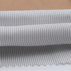 factory outlet polyester fabrics cloth stripe lining fabric for clothing