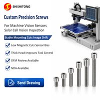Produsen Sekrup Ulir Halus Non-Magnetik Khusus 316L A286 dengan Tutup Tebal Torx Hex Socket untuk Sistem Solar Vision
