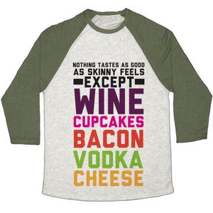 Nada sabe tan bien como esta camiseta de béisbol unisex de mezcla triple - Product Image 1