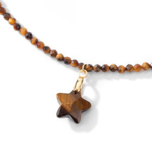 3mm đá Hạt Vòng Cổ xuyên biên giới bán chạy nhất năm cánh sao mặt dây chuyền phụ kiện thời trang đính cườm Vòng cổ ren - Product Image 2