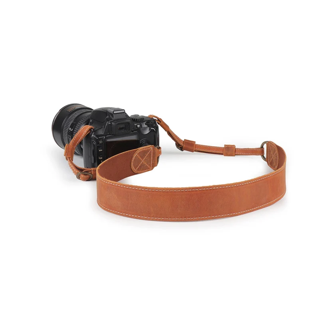 Personalized Vintage DSLR Camera Neck Strap Cowhide Leather Camera Holder Genuine Leather Camera Strap