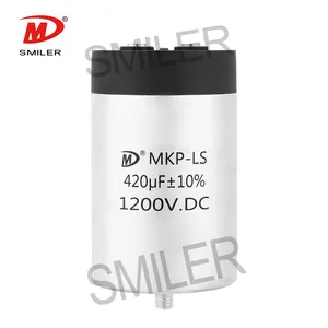 SMILER 420MFD 420uF 1100VDC DCリンクコンデンサ (電力設備管理、太陽光発電および風力発電用)