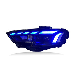 Kit de phares avant à lentille laser complète avec feux de jour séquentiels, ensemble de phares modifiés POUR Audi A3 13 à 20 - Product Image 2