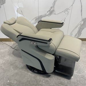 Sillón de Peluquería Eléctrico con Elevación y Rotación de un Solo Botón, Silla Especial para Salón de Belleza, Peluquería y Barbería - Product Image 4