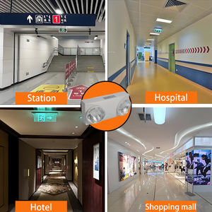 TUOMING LED Emergency Luminaire Emergency Bulkhead <b>Light</b> Double Headlight Led Emergency Exit Sign <b>Lights</b> - Product Image 3