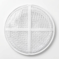 Panier à linge pliable en maille avec poignées, panier à linge pliable pour chambre à coucher, salle de bain, buanderie