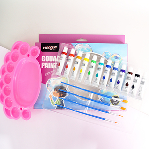 Hong Xi 6ml – Kit d'outils d'art pour enfants avec <span class=keywords><strong>gouache</strong></span> couleur personnalisée, idéal pour les débutants de l'école primaire, couleurs vives, pour utilisation <span class=keywords><strong>sur</strong></span> papier et toile - Product Image 6