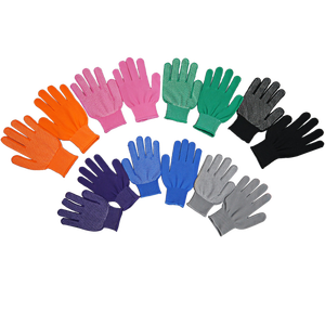 Luvas de Trabalho e Inspeção de Poliéster Tricotado de Calibre 13 com Pontos de PVC, Anticorte e Antiderrapantes, com Forro de Nylon. Amostra Grátis - Product Image 5