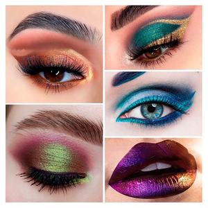 ظلال عيون سائل شاميليون بمخزون محايد بلمسة نهائية معدنية متغيرة اللون بلمسة نهائية مع تأثير غير لامع منتج ساخن في منتجات المكياج - Product Image 6