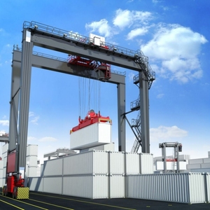 Various Mechanical Equipment 32t Anti Wind Rtg <b>Crane</b> 18m Outdoor Working Motor & Engine Powered Wireless Remote Control Ce Iso - Product Image 2