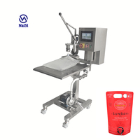 Machine de remplissage aseptique pour jus, lait, vin rouge, huile, mayonnaise, sauce, miel, liquide d'œuf, avec système de capsulage Bag-in-Box