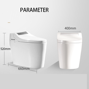 Inodoro Inteligente Marca ARROW, Sanitario WC con Bidé Automático, de Una Pieza, Cerámico, con Botella de Limpieza, Taza con Descarga por Arrastre, Forma Alargada Incluida - Product Image 2