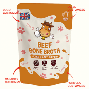 Suplemento para Mascotas, Caldo de Hueso de Res <span class=keywords><strong>en</strong></span> Polvo para Perros y <span class=keywords><strong>Gatos</strong></span>, OEM/ODM, Absorción Rápida, Mejora la Salud de las Articulaciones, Promueve el Desarrollo del Cartílago - Product Image 2