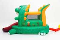 Mini château gonflable animal crocodile 370*335*280cm à vendre – Château gonflable pour parc d'attractions et divertissement