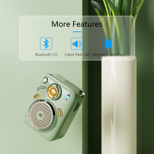 <span class=keywords><strong>Divoom</strong></span> B-Beetles-FM II Cute Green Mini Portable para Bluetooth Wireless Radio Speaker con RGB LED Lighting Girls Birthday - Product Image 2