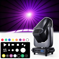 Projecteur professionnel 3-en-1 Gobo Moving Head Light RGBW LED 12 Gobos DMX512 Ra90 IP33 19CH Sharpy pour discothèque, DJ, soirée, spectacle sur scène