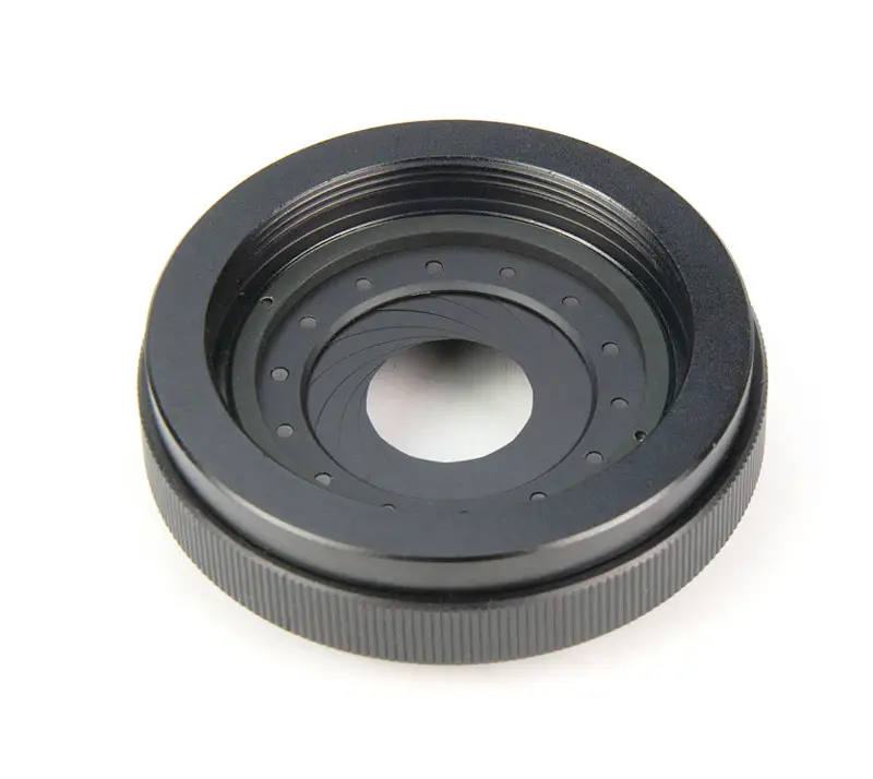 Blende einstellbar 1,5-26mm Iris membran M30 bis M37 Kamera objektiv modul Adapter ring