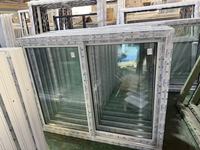 Fenêtres coulissantes en PVC/UPVC de haute qualité avec grilles à verrouillage en croissant économes en énergie pour salon