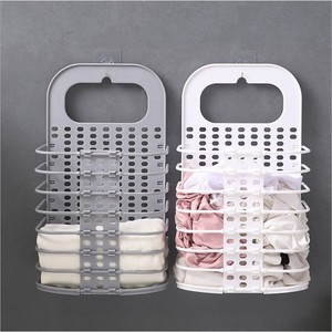 <b>Foldable</b> Wall Mounted Laundry <b>Basket</b> Rectangle Clothing Organizer For Bathroom And Toilet - Product Image 1