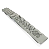 Rampe de moto pliante en acier de 1.6M-Rampe de chargement robuste pour moto/camionnette/camion/tondeuse à gazon, surface antidérapante