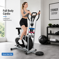 Vélo d'exercice magnétique, équipement de sport, vélo elliptique avec Twister et fonction push-up, avec siège