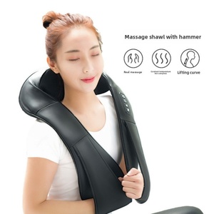 Masajeador transfronterizo tipo chal para cuello y hombros con amasamiento, calefacción e infrarrojos, enchufable, para uso doméstico y en coche, venta al por mayor - Product Image 3