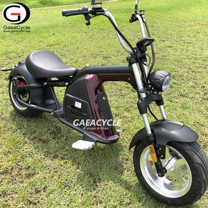 Nhà Kho Eu Tây Ban Nha Đức Pháp Thả Vận Chuyển Gaea M8 EEC <span class=keywords><strong>E</strong></span> Chopper Citycoco 2000W Xe Điện - Product Image 2
