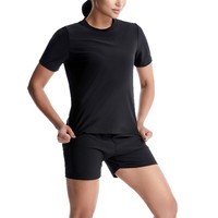 Conjunto Deportivo de Shorts de Poliéster de Alta Calidad, Ropa Deportiva Personalizada para Fitness, Conjunto de Shorts de Sauna para Mujer para Moldear el Cuerpo
