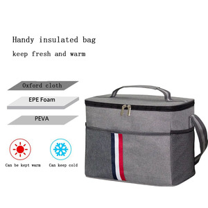 Wholesale Oxford Cloth Insulated <b>Lunch</b> <b>Bag</b>, Soft Cooler Cooling Tote for Adult Men <b>Women</b>, 15L Large Capacity - Product Image 3