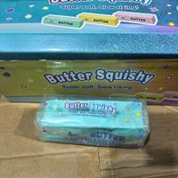 Jouet Squishy Super Doux Effet Beurre à Remontée Lente en Mousse à Mémoire de Forme PU Anti-Stress, Cadeau Mignon en Forme de Pâtisserie pour Enfants et Filles - Vente Flash
