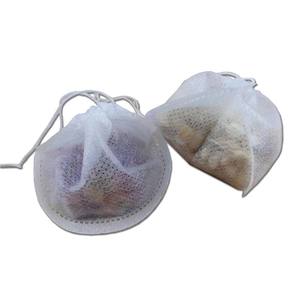 3Dフラワー形状使い捨てティーバッグコットンとコーンファイバー生分解性ボートスタイルポーチドローストリング付きカートンパック - Product Image 2