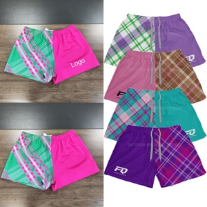 FQ Short de football de style australien personnalisé avec poches zippées Short de football de gymnastique de pêche à la plage imprimé par sublimation fléchissant au <span class=keywords><strong>pub</strong></span> - Product Image 2