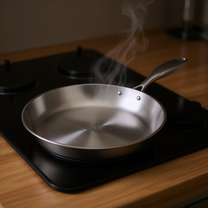 Sartén de Acero Inoxidable Db de 20 cm, Compatible con Inducción, Diseño Minimalista para Todo Tipo de Estufas - Product Image 2