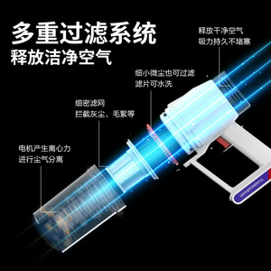 Aspiradora de mano Bao Jiali, succión de 120w, portátil, recargable, con cepillo antiestático para suelos, para uso doméstico y en el coche - Product Image 3