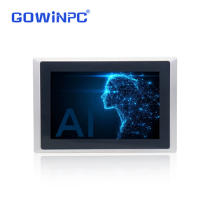 PC industrial todo en uno de 10,1 pulgadas, Intel J6412 2Inte i211LAN 2COM para línea de producción, panel frontal impermeable sin ventilador - Product Image 3