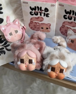 Handmade Animal Crossing Leopard and Plush <strong>Cat</strong> <strong>Figurines</strong> for Blind Box Games Mystery Box Gift - Product Image 1