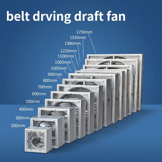 Industrial High Efficiency Negative Pressure Exhaust Fan for Ventilation & Cooling in Factories Workshops Greenhouses Farms