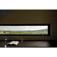 Rejilla de ventana de imagen fija de aluminio insonorizada PDP de grado comercial para escalera exterior al aire libre sótano
