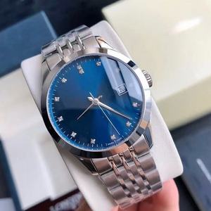 Reloj Mecánico Automático Deportivo de Lujo para Hombre, Caja de Acero Inoxidable, Esfera de Cristal de Zafiro, Correa de Cuero Vacuno, Resistente al Agua 20m - Product Image 1