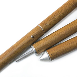 Palo telescopico in alluminio di supporto per tenda da <span class=keywords><strong>campeggio</strong></span> regolabile 1M-3M 15mm 25mm - Product Image 3